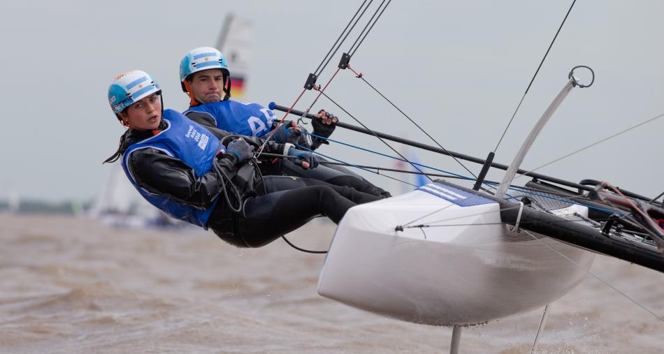 Argentinean Nacra 17 team