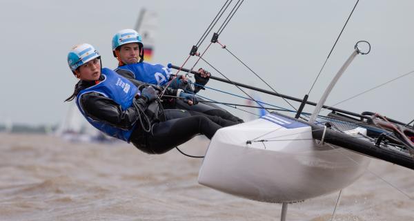 Argentinean Nacra 17 team